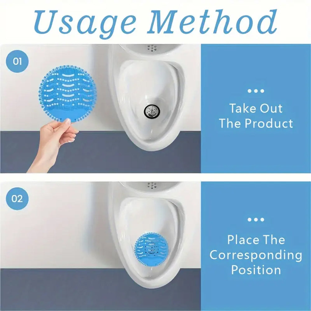 Clean Power Fresh Scent Urinal Screen Usage Method