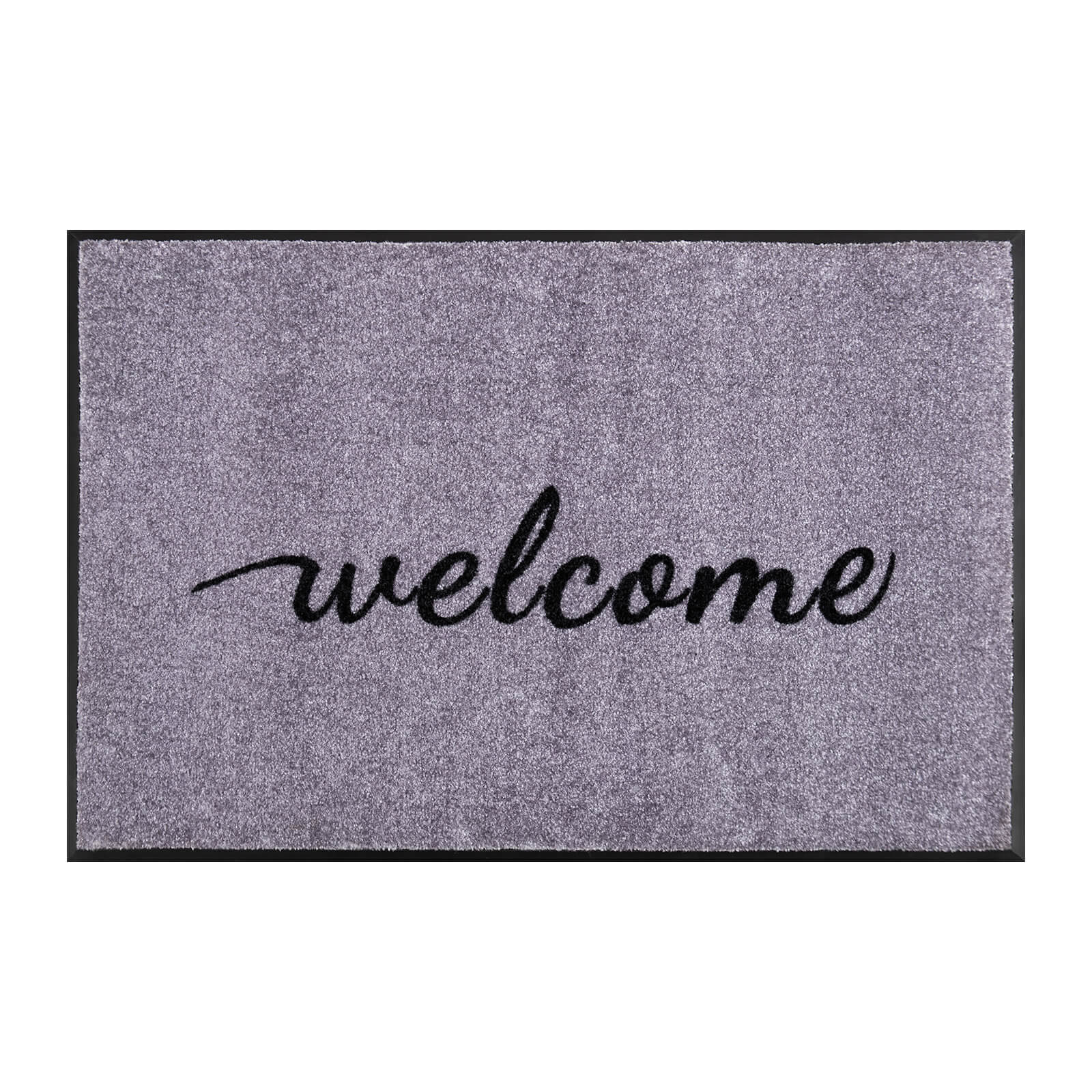 Gray Welcome Mat Nylon Front Door Mats