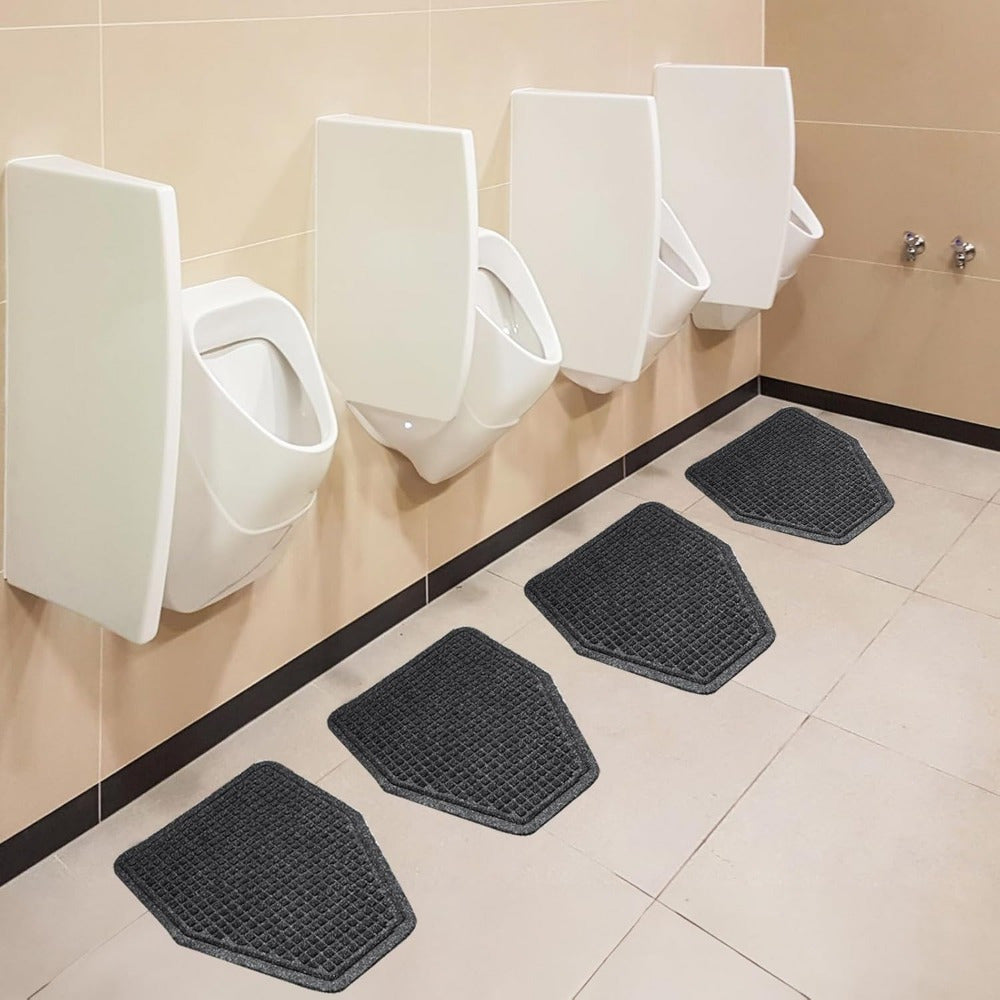 Cleanpower Urinal Mats (8 Pack),17.3" x 20.5", Dark Gray