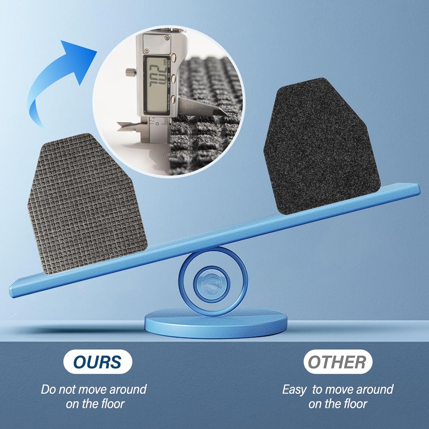 Non-Slip Commercial Urinal Mats Comparison Thickness