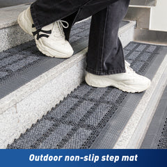 Pineapple Pattern Non-Slip Stair Mat Interlocking Tiles