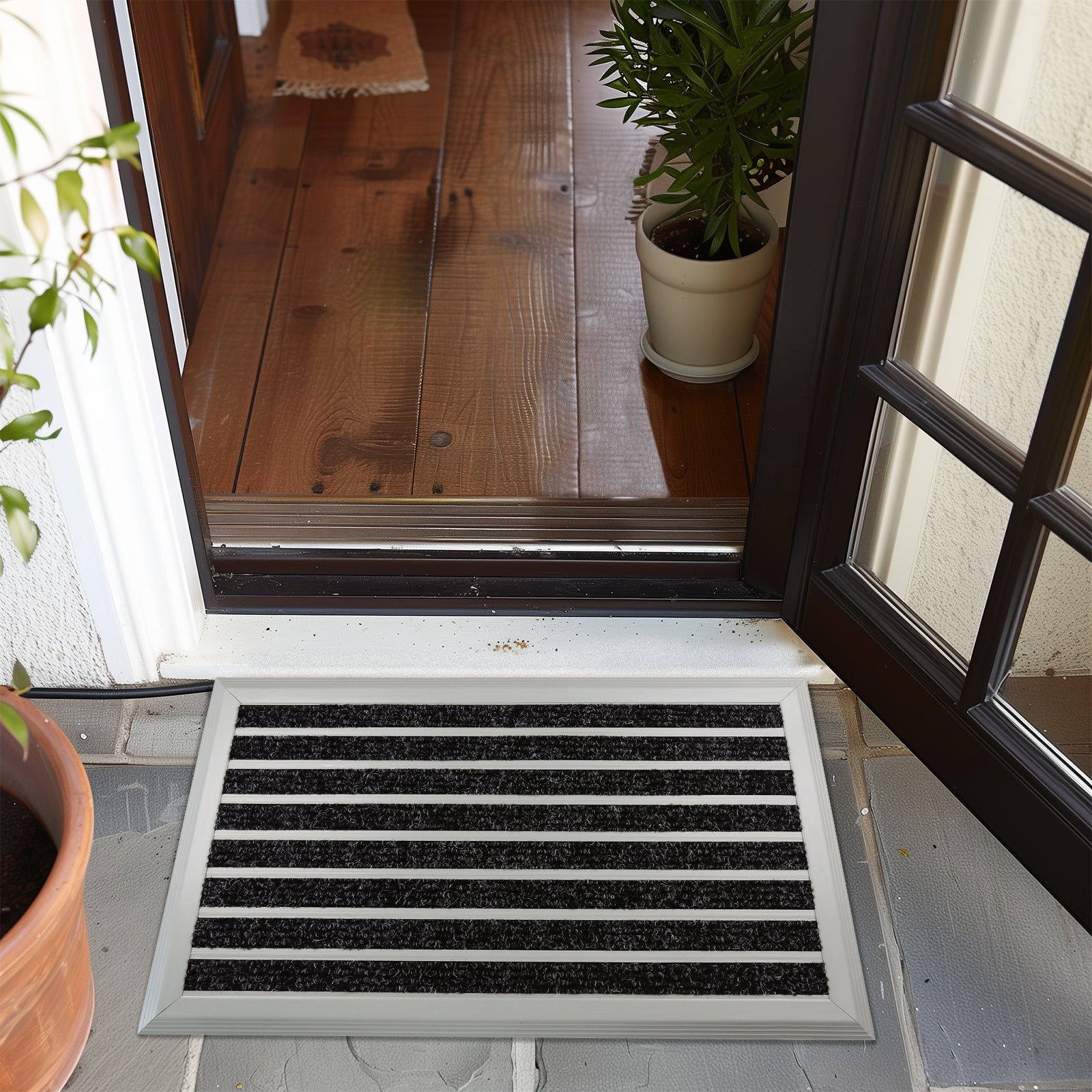 Plastic Steel Door Mat-Max Absorb