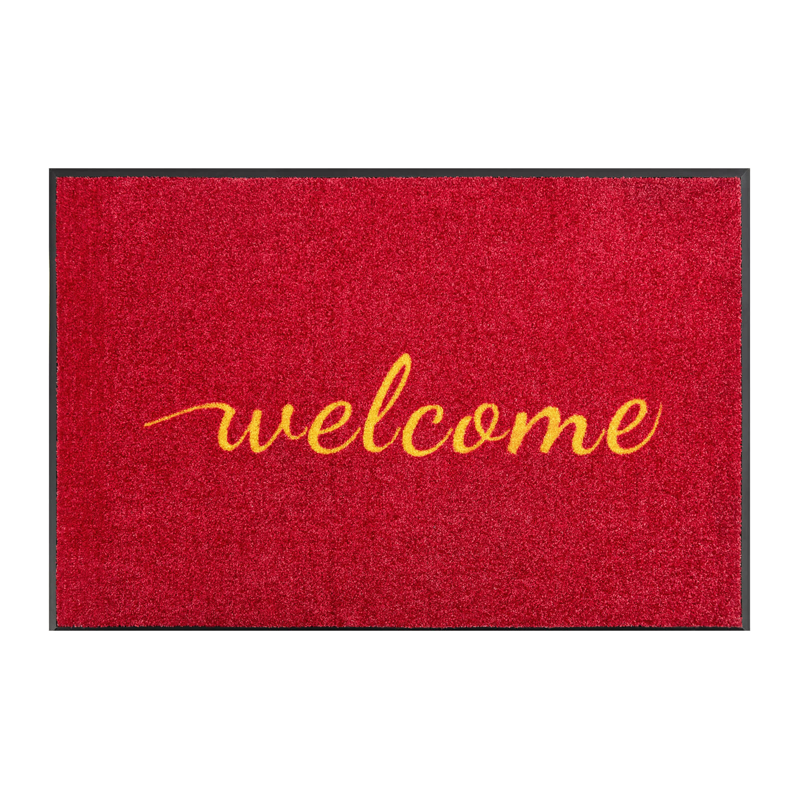 Red Welcome Mat Nylon Front Door Mats