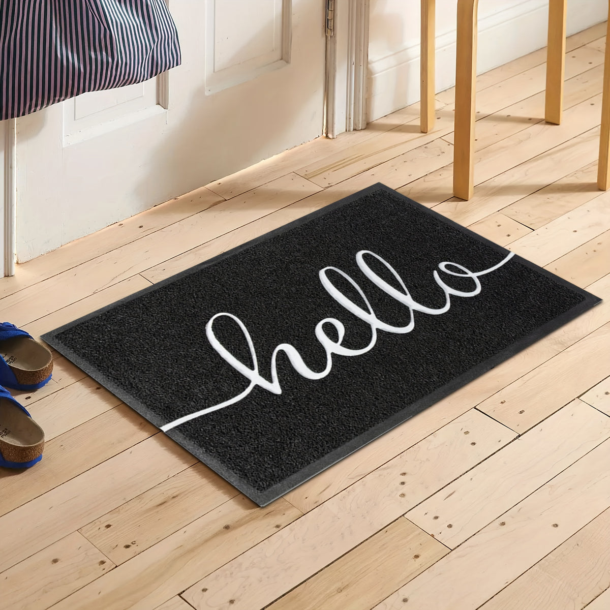 Eco-Friendly PVC “Hello” Logo Door Mat For Indoor & Outdoor Use