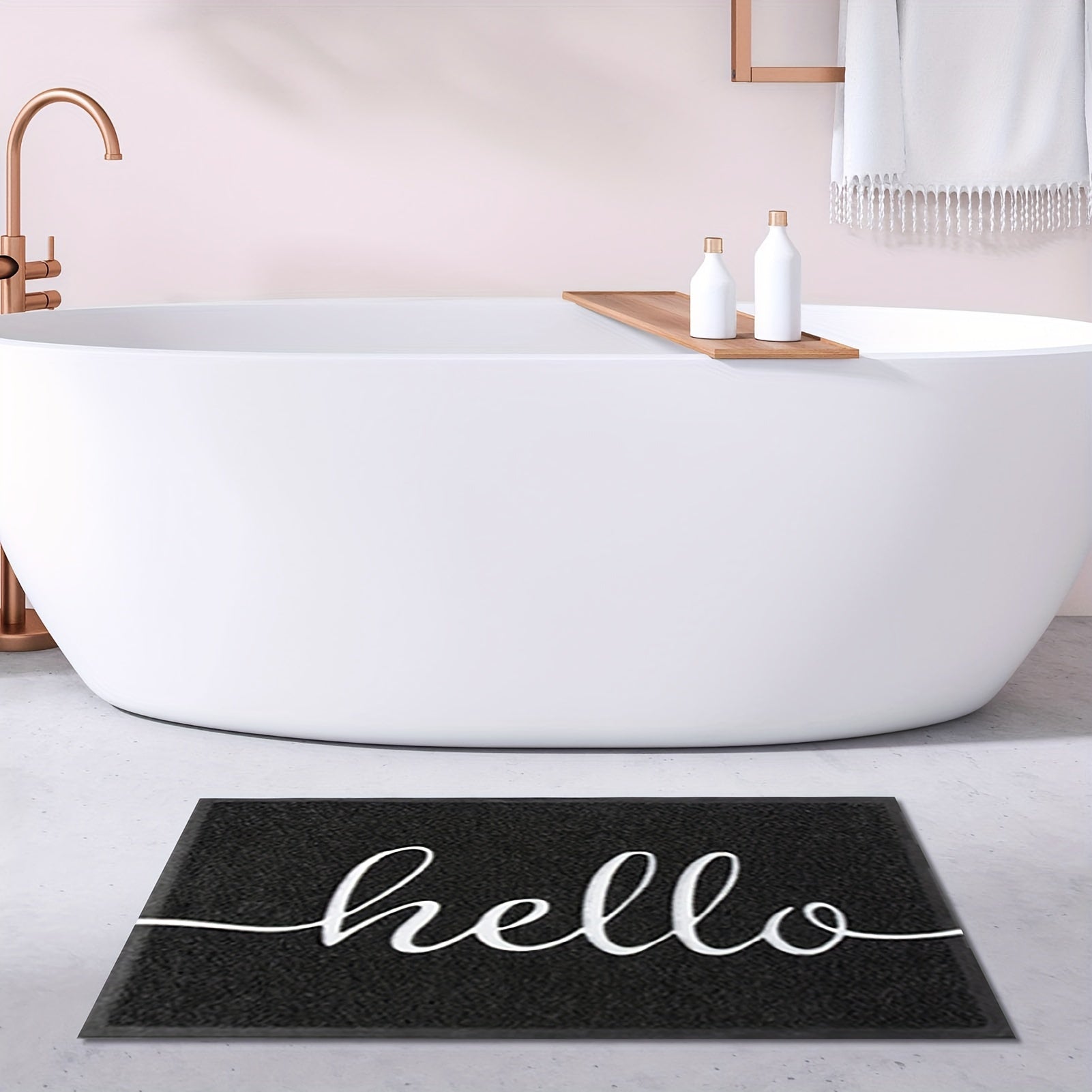 Eco-Friendly PVC “Hello” Logo Door Mat For Indoor & Outdoor Use